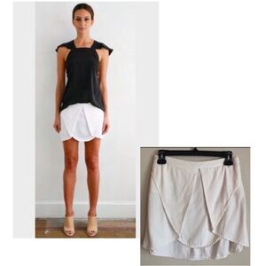Merritt Charles Cryslyn Skirt White Skirt